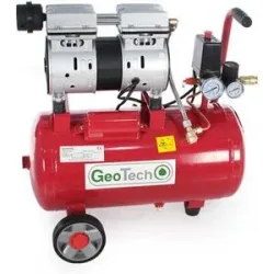 GeoTech S-AC 24.8.10 - Leiser elektrischer Kompressor 24 Lt - Motor 1 PS