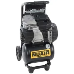 Nuair sil air 244/10 PCM - Elektrischer Kompressor mit Wagen - Motor 1.5 PS - 10 Lt - oilles - leise