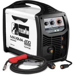Inverter-Drahtschweißgerät Telwin Maxima 200 Synergic - für MIG-MAG/FLUX/BRAZING/MMA/TIG DC- LIFT - GAS/NO GAS