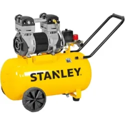 Stanley DST 240/8/50 - Elektrischer Kompressor auf Wagen leise