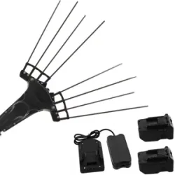 Olivenrüttler mit Lithium-Ionen-Akkus Zanon Albatros PRATIK C/AL 300 - Teleskopschaft 220 - 350 cm - 2x (36V-5Ah)