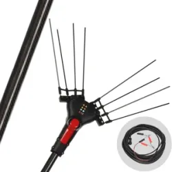 Blue Bird Egeo 23-50 - Elektrischer Olivenrüttler 235 cm Autobatterie-Kabel im Lieferumfang - Aluschaft