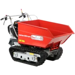 GeoTech Pro GeoPorter 630D Hydro - Raupendumper - Hydraulische ausziehbare Mulde 600Kg