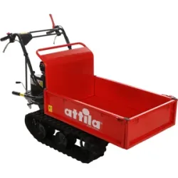 Attila ATT 300 C - Motorschubkarre mit Raupen und ausziehbaren Seitenwänden - Tragfähigkeit 300 Kg