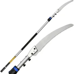VESCO CA33 - Ast­säge mit Aluminium-Teleskopstange - 200-400 cm - Sägeblatt 33 cm
