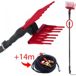 Batteriebetriebener Olivenrüttler GeoTech Olive Picker 400 EVO - 190-280 cm Teleskopschaft