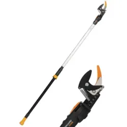 Fiskars UPX86 - Profi-Teleskop-Schneidgiraffe für den Baumschnitt - Schaft 240/400m - Ø 32mm