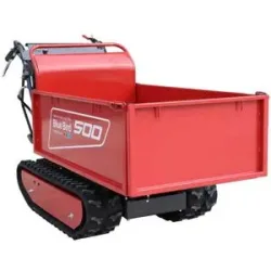 Raupendumper BLUE BIRD Transporter 500 H - Ausziehbare Mulde mit 500 kg Tragfähigheit