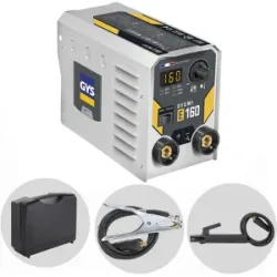 Gys Gysmi E160  Inverter-Schweißgerät (MMA)  Set mit Koffer  Gleichstrom (DC)