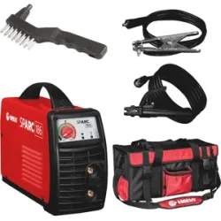 Helvi sparc 186 - Inverter-Elektroden-Schweißgerät MMA - 160 A - ZUBEHÖR-Kit mit Tasche im Lieferumfang