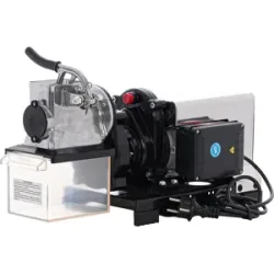 Reber 9030N INOX - Elektrische Küchenreibe - N.3 - 400W - professioneller elektrischer Induktionsmotor - Edelstahl