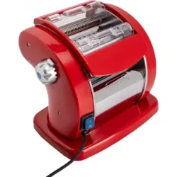 Imperia PastaPresto Classica rot - Elektrische Nudelmaschine aus Edelstahl