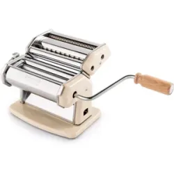 Imperia iPasta T.2/6,5 mm Crema - manuelle Nudelmaschine aus Edelstahl