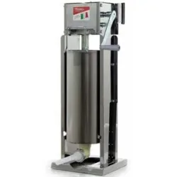 Reber 8975 V INOX - vertikaler Wurstfüller 15 Kg - 2 Geschwindigkeiten mit Gehäuse