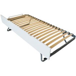 ABC MEUBLES Schubladenbett 80x190 aus massiver Buche - Weiß