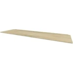 ABC MEUBLES Schreibtisch regal 200 cm aus Holz für Hochbett - Roh (ohne Lack)