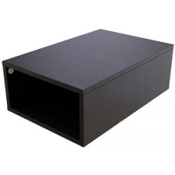 ABC MEUBLES Aufbewahrungswürfel Holz 75x50 cm - Schwarz