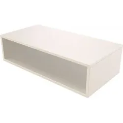 ABC MEUBLES Aufbewahrungswürfel Holz 100x50 cm - Weiß