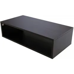 ABC MEUBLES Aufbewahrungswürfel Holz 100x50 cm - Schwarz