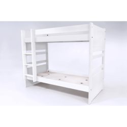 ABC MEUBLES Etagenbett 2 Sitzer 90x190 teilbar Holz Duo - Weiß