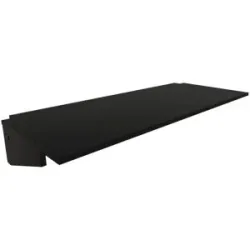 ABC MEUBLES Schreibtisch regal 140cm aus Holz für Hochbett - Schwarz