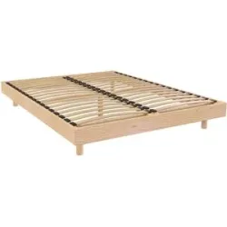 ABC MEUBLES Lattenrost 140x190 Kit France aus Massivholz - Roh (ohne Lack)