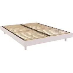 ABC MEUBLES Lattenrost 160x200 Kit France aus Massivholz - Weiß