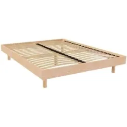 ABC MEUBLES Lattenrost 140x190 Kit Noé aus Massivholz - Roh (ohne Lack)