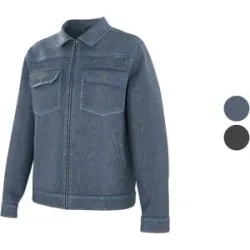 LIVERGY® Herren Jeansjacke, aus reiner Baumwolle