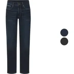 ESMARA MEN Herren wasserabweisende Jeans, Straight Fit, normale Leibhöhe