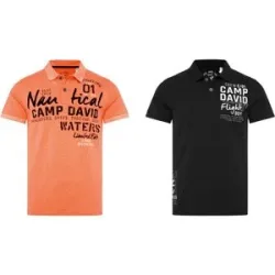 CAMP DAVID Herren Poloshirt