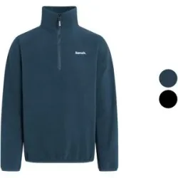 BENCH Herren Pullover mit Reißverschluss
