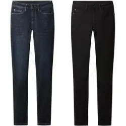 ESMARA® Damen Jeans, Super Skinny, normale Leibhöhe, mit Po-Push-up-Effekt