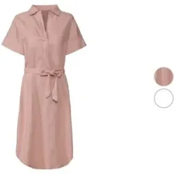 ESMARA® Damen Maxikleid mit Leinen