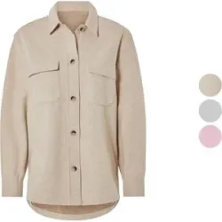 ESMARA® Damen Overshirt, aus weicher, wärmender Fleece-Qualität