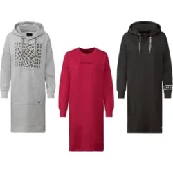 CRIVIT by Jette Sport Damen Sweatkleid mit Baumwolle