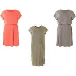ESMARA® Damen Kleid mit Leinen