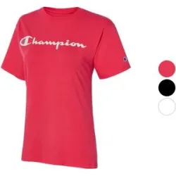 CHAMPION Damen T-Shirt aus reiner Baumwolle