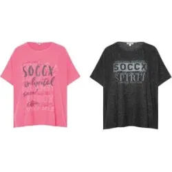 SOCCX Damen Flauschponcho