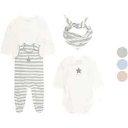 BELLYBUTTON Baby New Born Geschenkset, 4 tlg. in Geschenkbox,  mit hohem Bio-Baumwollanteil