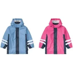 PLAYSHOES Baby Kleinkinder Regenjacke mit Fleece-Innenjacke