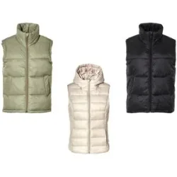 ESMARA® Damen Steppweste, wasserabweisendes Obermaterial