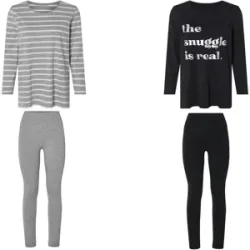 ESMARA® Damen Pyjama, angenehmer Tragekomfort