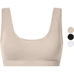 ESMARA® Damen Geripptes Bustier