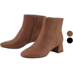 ESMARA® Damen Stiefeletten, mit seitlichen Reißverschlüssen