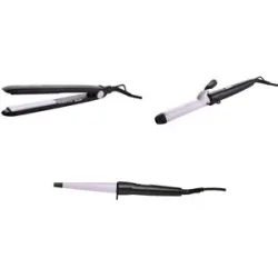 SILVERCREST® PERSONAL CARE Glätteisen / Lockenstab / Konischer Lockenstab, mit 360°-drehbares Kabel