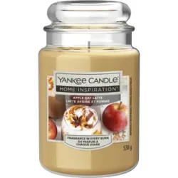 YANKEE CANDLE Duftkerze im Glas »Apple Oat Latte«, 538 g