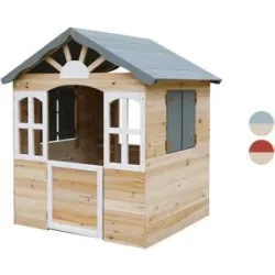 DOBAR Buntes Spielhaus aus Holz