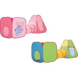 PLAYTIVE Spielzelte mit Tunnel, 3-teilig