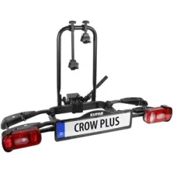 EUFAB Heckträger »Crow Plus«, für 2 Räder, Abklappmechanismus, abschließbar, erweiterbar